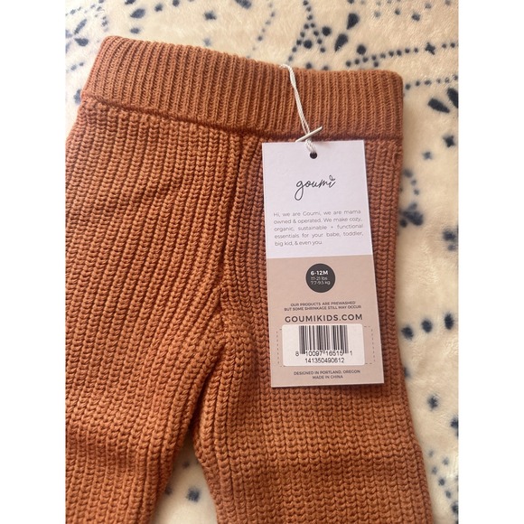 GOUMI KNIT‎ INFANT LEGGINGS PANTS 6-12 MONS - Picture 3 of 3